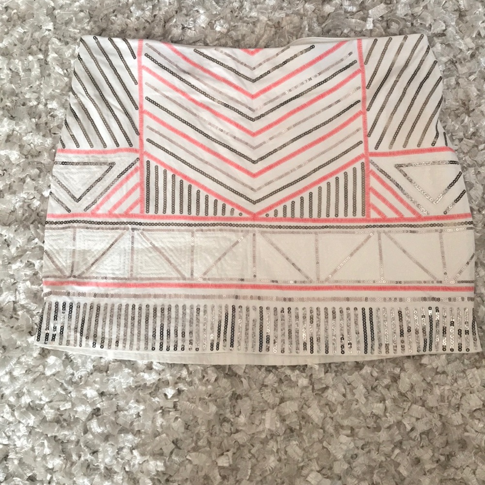 Sequin tribal skirt